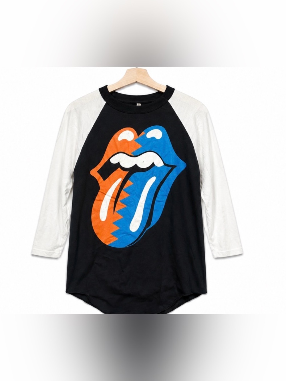 Rolling Stones vintage 1989 tour raglan sleeve tee XL